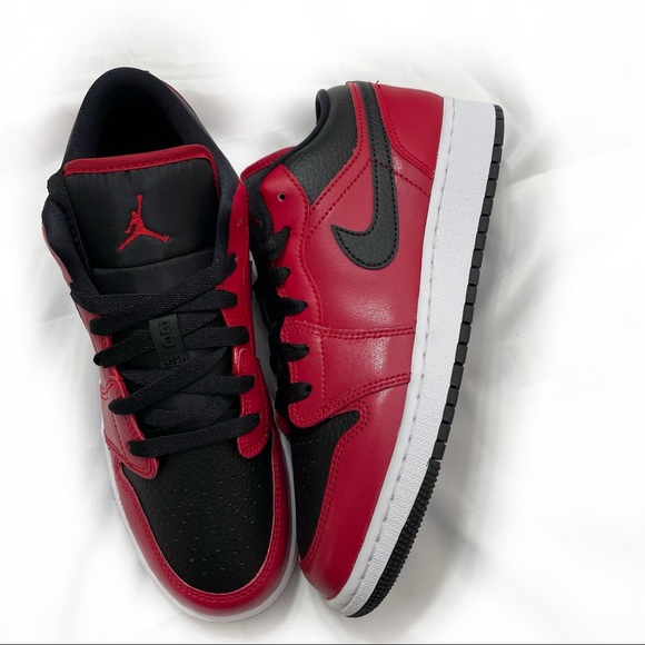 AIR JORDAN 1 LOW GYM RED / BLACK - Picture 14 of 14